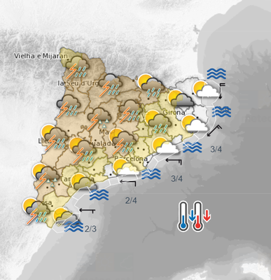 Activada l'alerta del pla INUNCAT