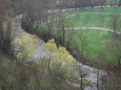 El riu Valira al pas per Castellciutat, aquest dimecres