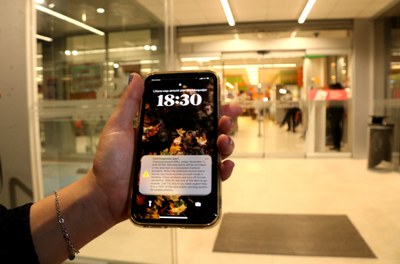 Sistema d'alertes de Protecció Civil mitjançant el telèfon mòbil (Foto: ACN)