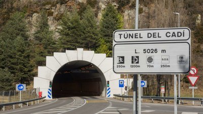 Túnel del Cadí (Foto d'arxiu/ACN)