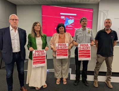 Presentació del sistema d'alertes ES-Alert