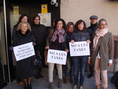 Jutjats - Protesta contra les taxes