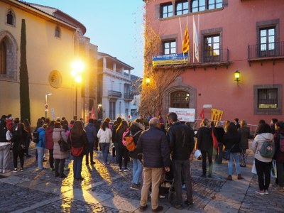 Concentració a la Seu d'Urgell en defensa de l'escola pública en català