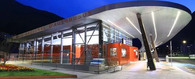 Estació Nacional d'Autobusos d'Andorra (Foto: www.busandorra.com)