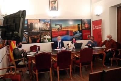Ple de l'Ajuntament de Puigcerdà on s'han aprovat els pressupostos del 2022 (Foto: Ajuntament de Puigcerdà)