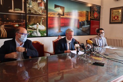 Roda de premsa conjunta de l’Ajuntament de Puigcerdà i l'AUCer