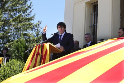Carles Puigdemont, a Das