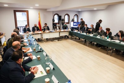 Reunió del consell rector de l'IDAPA (Foto: Departament de la Vicepresidència)