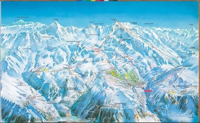 Mapa de l'estació d'Alp d'Huez