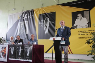 Cloenda de la Universitat Catalana d'Estiu 2018 (Foto: Diputació de Lleida)