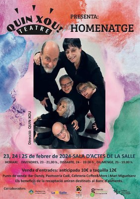 'Homenatge' (Quin Xou Teatre)