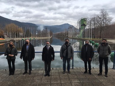 Ramon Tremosa, a les instal·lacions del Parc Olímpic del Segre
