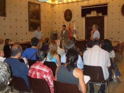 Recepció a professors del Col.legi La Salle
