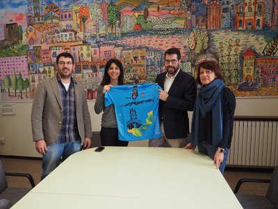 Recepció a Anna González a l'Ajuntament de la Seu