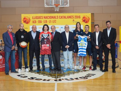 Presentació de la Lliga Catalana 2016 a la Seu