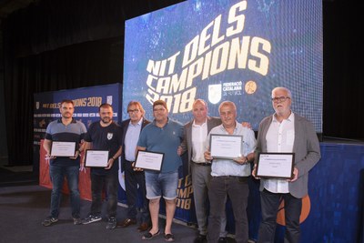 Jordi Grau, al lliurament de premis de la Nit dels Campions (FCF)