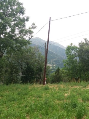 Renovació del cablejat a la xarxa elèctrica de la Pobla de Segur (Endesa)