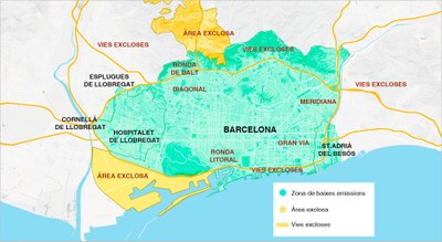 Zona de baixes emissions de Barcelona