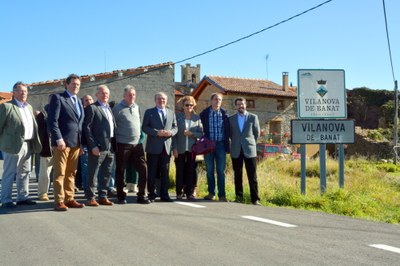 Visita de Reñé a Vilanova de Banat  (Foto: Diputació de Lleida)