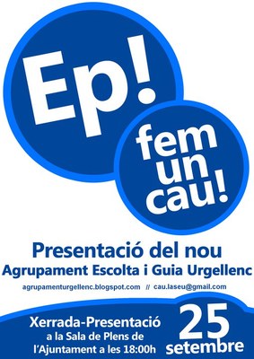 CAU - Cartell presentació