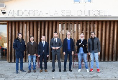 Comissió mixta de gestió de l'aeroport Andorra-La Seu d'Urgell (Foto: Govern d'Andorra)