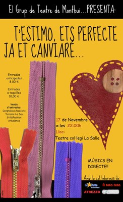 Cartell representació teatral 