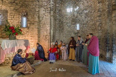 Representació de la Nativitat de Jesús a la Vall de Cabó (Foto d'arxiu/Jordi Odén)