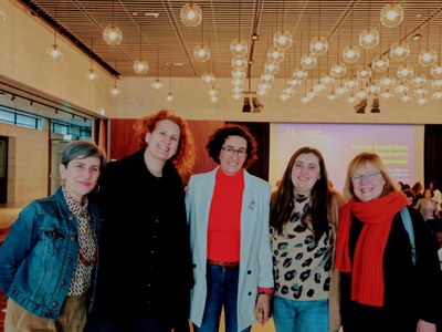 Representants d'ERC de l'Alt Urgell, amb Marta Rovira, a la Convenció de Dones Electes celebrada a Ginebra (Foto: ERC)