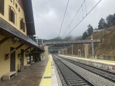 Estació de tren de la Molina (Foto d'arxiu/RàdioSeu)