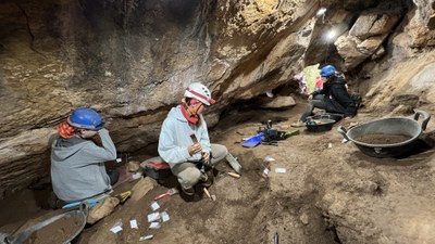 El jaciment de la cova de l'Home Mort a Soriguera (Foto: ACN/Marta Lluvich)