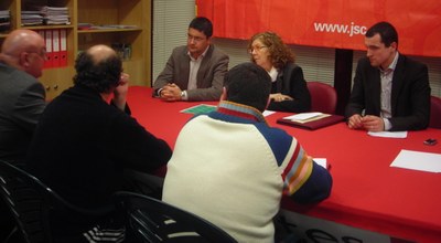 Reunió dels fronterers amb el PSC