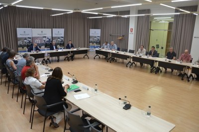 Reunió sobre els talls de llum (Foto: Diputació de Lleida)