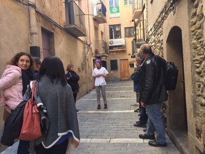 Visita de tècnics de turisme i de programes Leader a la formatgeria L'Abadessa