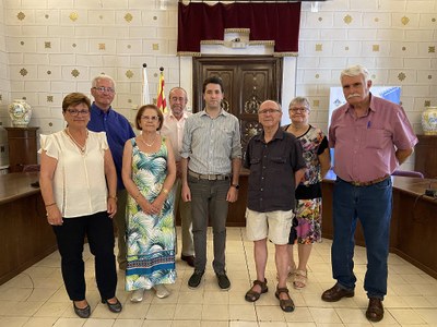 Reunió de l’alcalde de la Seu d’Urgell amb la junta de l’Esplai de la Gent Gran