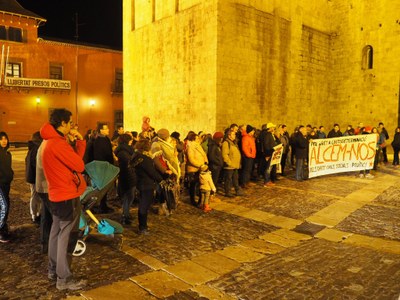 Concentració del CDR Alt Urgell en defensa de l'autodeterminació