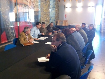 Reunió d'Ordeig amb el sector ramader (Foto: PSC)