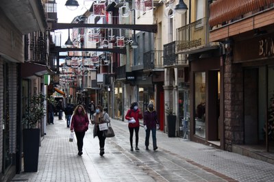 Carrer Major de Puigcerdà (ACN / arxiu)