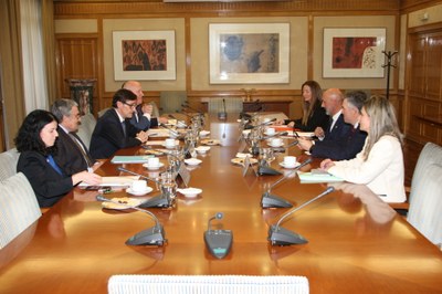 Reunió bilateral entre Andorra i Espanya en matèria de salut (Foto: Govern d'Andorra)