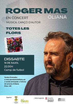 Roger Mas en concert a Oliana