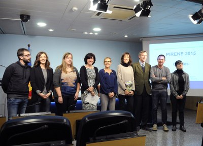 Guardonats al Premi Pirene 2015 (Foto: Govern d'Andorra)