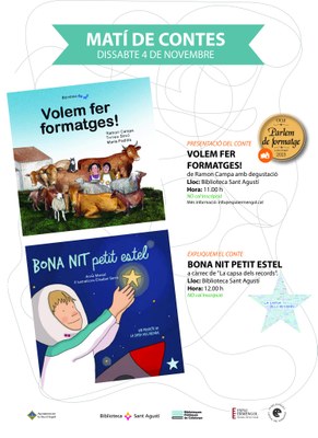 Matí de contes a la Biblioteca Sant Agustí