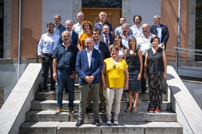 Membres del Consell Comarcal de la Cerdanya (Foto: ACN)