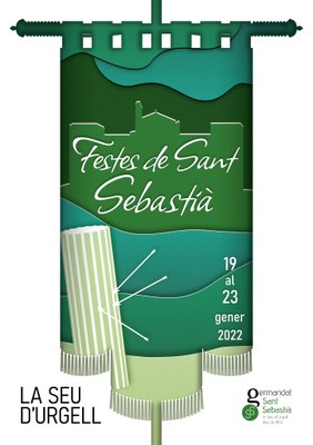 Cartell de les Festes de Sant Sebastià 2022 de la Seu d'Urgell