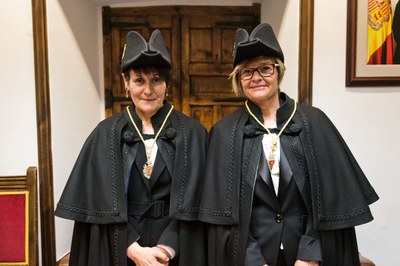 Roser Suñé i Meritxell Palmitjavila, noves síndica i subsíndica d'Andorra (Foto: Consell General)
