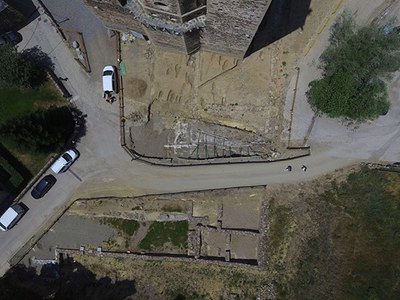 Excavació del fòrum de Iulia Libica a Llívia (Foto: Museu de Llívia)