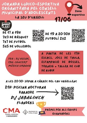 Activitats de la Jornada Jove de la Seu
