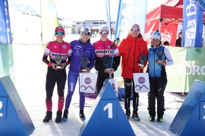 Podi femení de la cursa principal de la Marxa Beret 2024 (Foto: Marxa Beret)