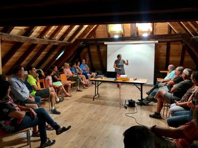 Un instant de l'assemblea constituent de la Plataforma Salvem Salau (Foto: ACN)