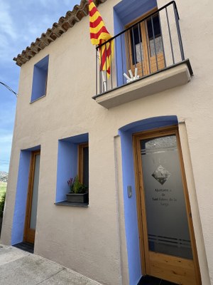 El nou edifici de l'Ajuntament de Sant Esteve de la Sarga (Foto: ACN)