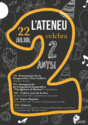 Segon aniversari de l'Ateneu Alt Urgell